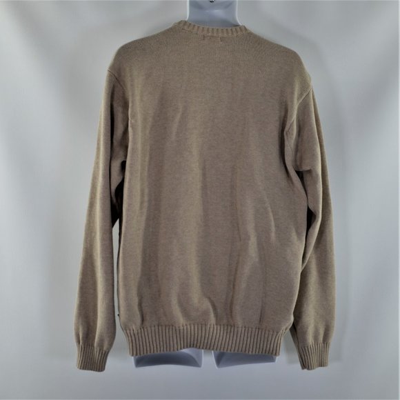 Izod men's  diamond weave pull over tan sweater XLT - Picture 2 of 6